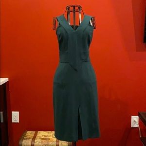 NWOT Forest Green Eva Mendez size 6 DRESS